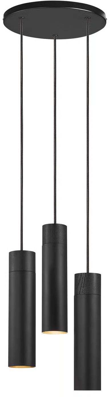 Nordlux Tilo závesné svietidlo 3x15 W čierna 2410473003
