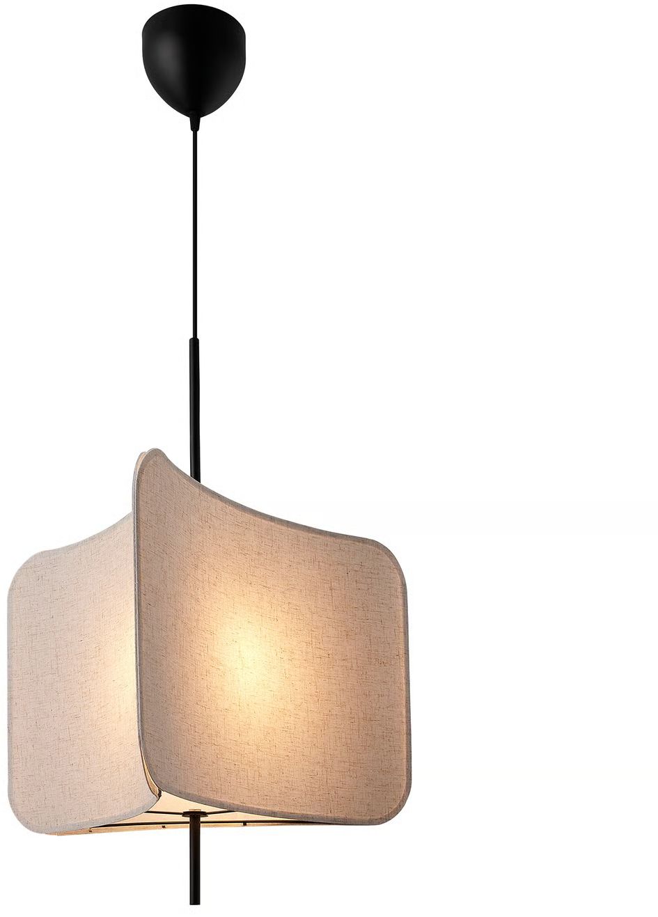 Nordlux Tinto závesné svietidlo 1x15 W čierna-béžová 2412173003