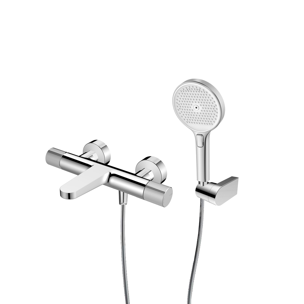 Súprava vaňová/sprchová batéria Ksuro 02 13008010, sprchová hlavica Ksuro One Click 16003010, 37200100, 19001010