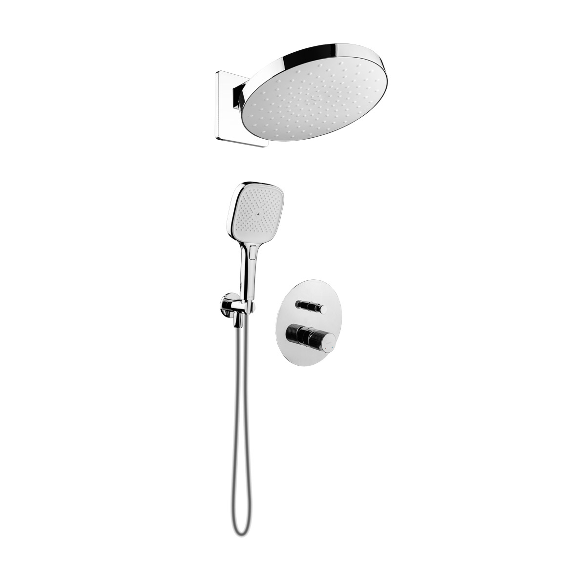 Súprava horná/hlavová sprcha Ksuro 01 16000010, vaňová/sprchová batéria Ksuro 02 13006010, 16002010, 16004010, 19002010, 37200100