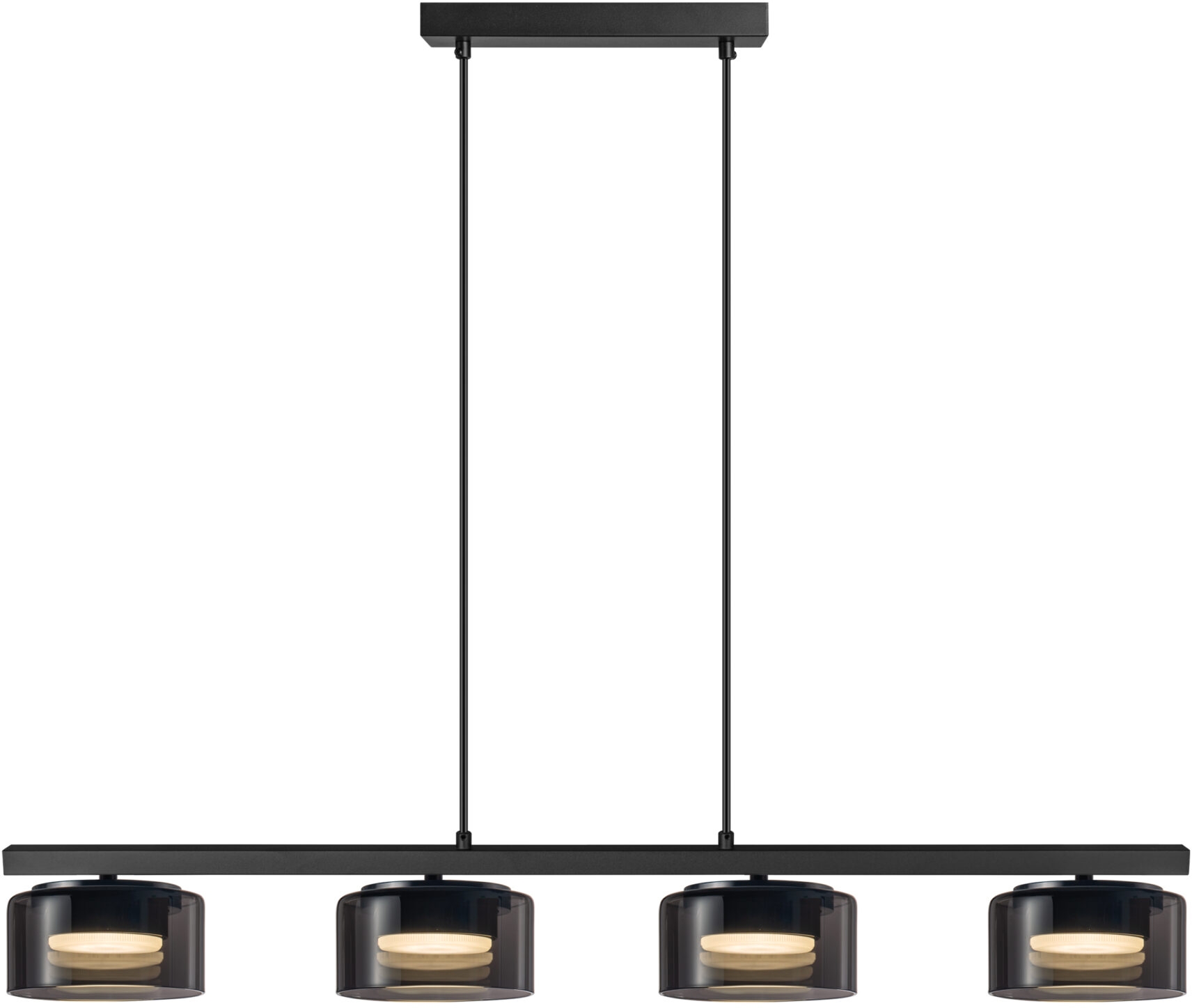 Goldlux Ofelia závesné svietidlo 4x10 W čierna 331304