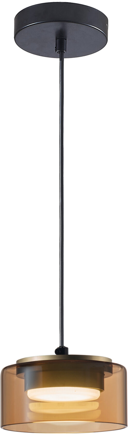 Goldlux Ofelia závesné svietidlo 1x10 W čierna 331274