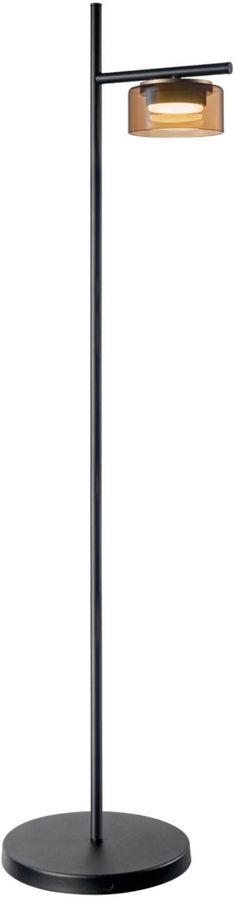 Goldlux Ofelia stojaca lampa 1x10 W čierna 331496