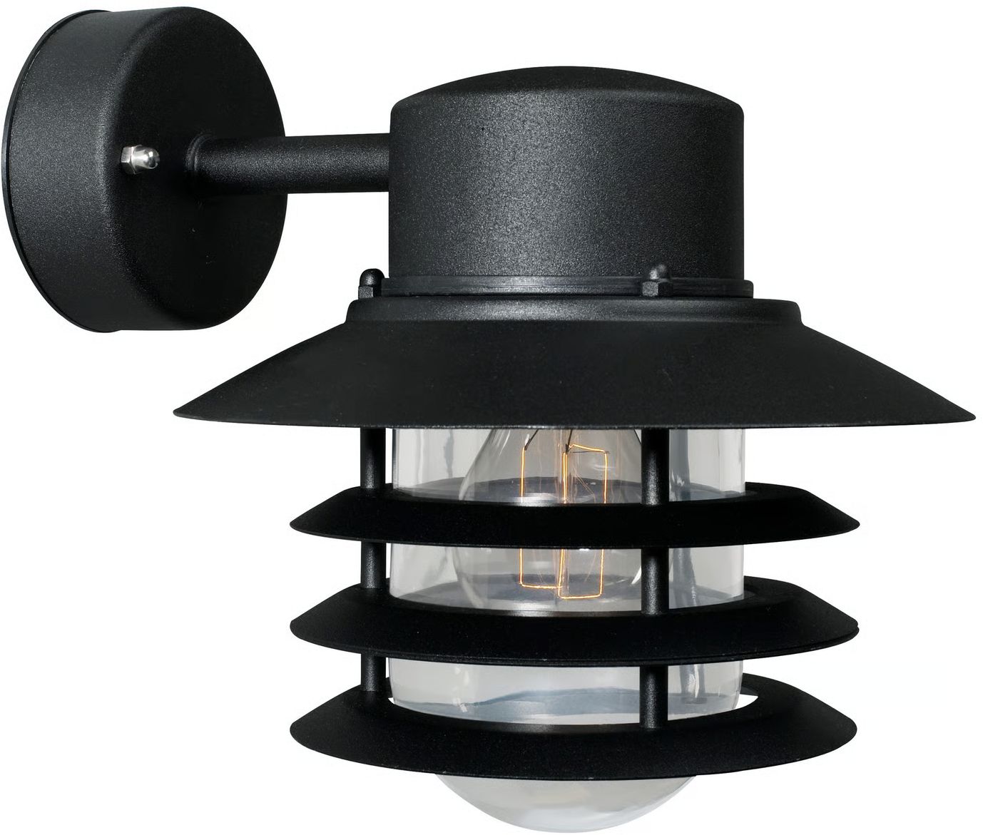 Nordlux Veje vonkajšie nástenné svietidlo 1x60 W čierna 74471003