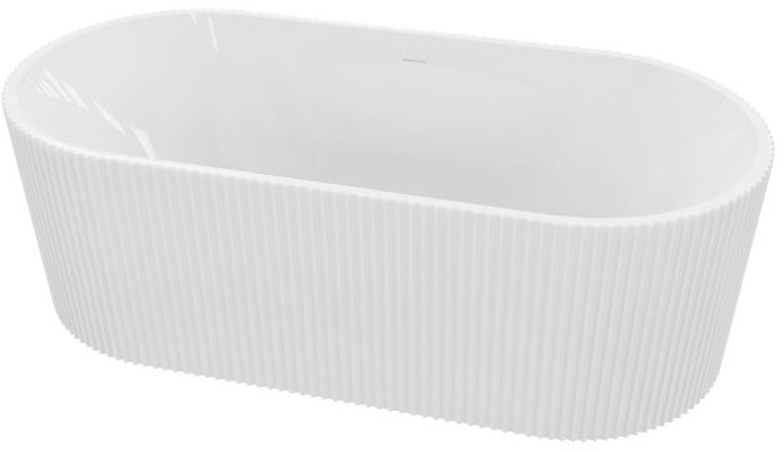 LaVita Oklahoma voľne stojaca vaňa 170x80 cm oválne biela 5900378341109