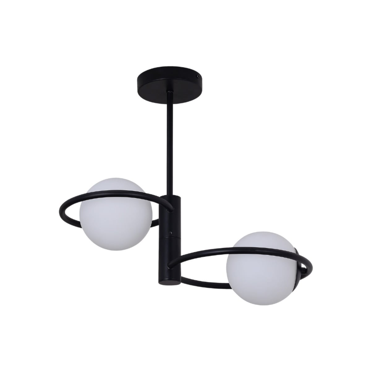 Light Prestige Dorado závesné svietidlo 2x10 W čierna LP-002/2C ring BK