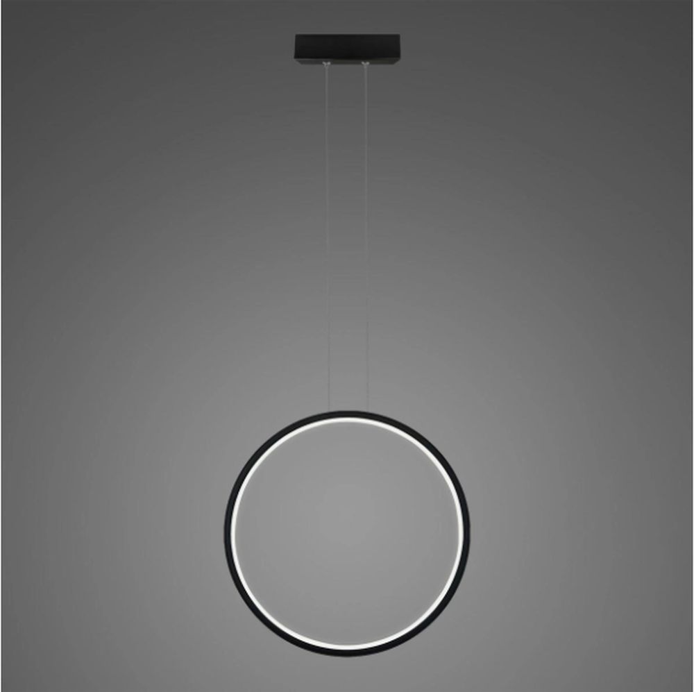 Altavola Design Ledowe Okręgi závesné svietidlo 1x22 W čierna LA073/X_40_in_4k_black_22W