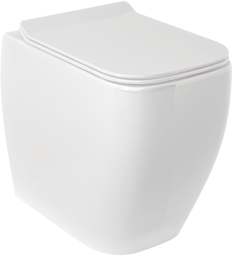 Kludi Resa C wc misa stojace bez oplachovacieho kruhu s vírivým splachovaním biela lesklá 28WCB0443