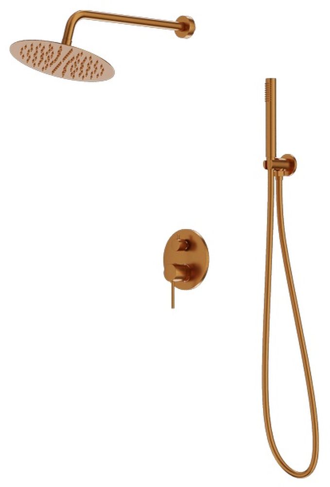 LaVita Orion sprchová súprava podomietková s dažďovou sprchou medená 5900378357339