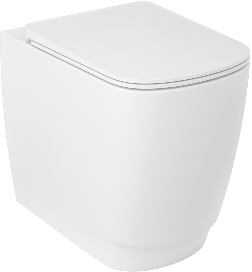 Kludi Resa S wc misa stojace bez oplachovacieho kruhu s vírivým splachovaním biela matná 27WCB0353