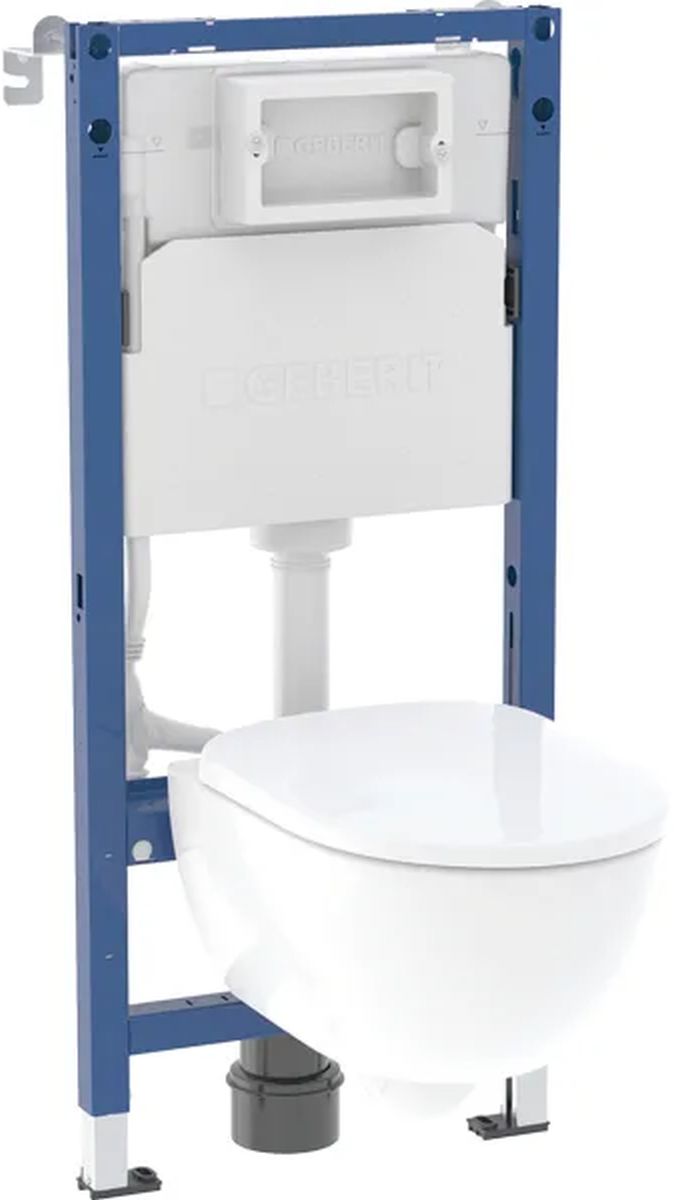 Geberit Duofix Basic súprava wc rám s misou a sedadlom 118.347.00.3
