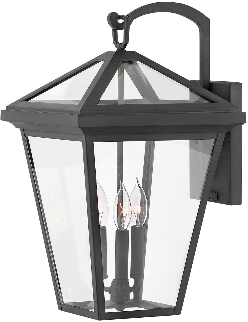 Quintiesse Alford Place vonkajšie nástenné svietidlo 3x40 W čierna QN-ALFORD-PLACE2-L-MB