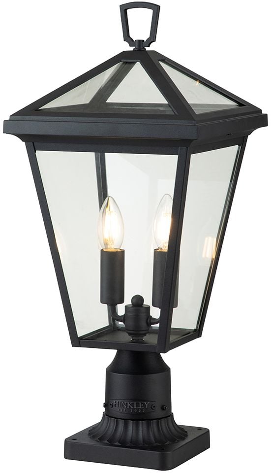 Quintiesse Alford Place vonkajšia stojaca lampa 2x40 W čierna QN-ALFORD-PLACE3-M-MB