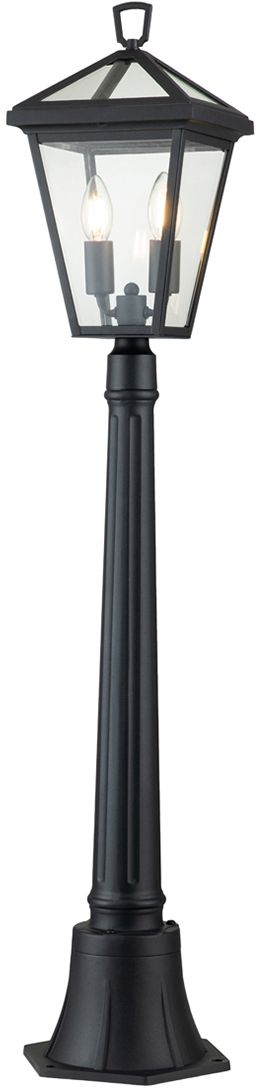 Quintiesse Alford Place vonkajšia stojaca lampa 2x40 W čierna QN-ALFORD-PLACE-4B-S-MB