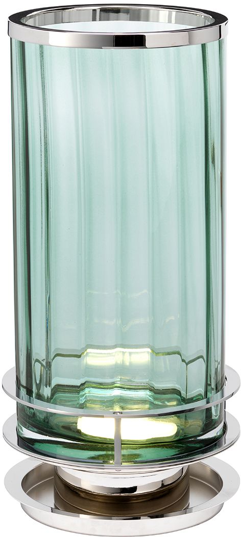 Quintiesse Arno stolová lampa 1x9 W zelená-niklová QN-ARNO-GREEN-PN