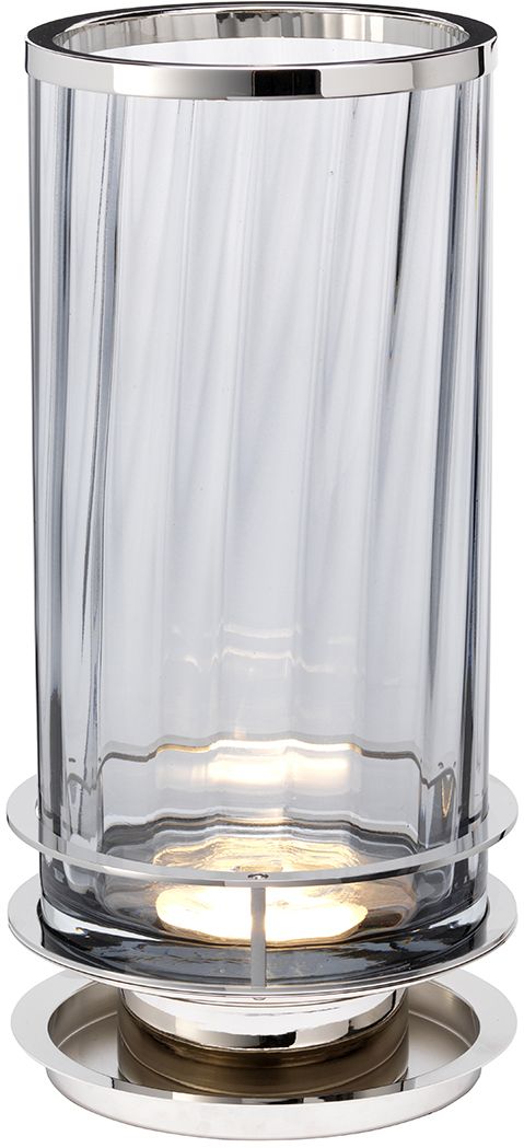 Quintiesse Arno stolová lampa 1x9 W dymová-niklová QN-ARNO-SMOKE-PN