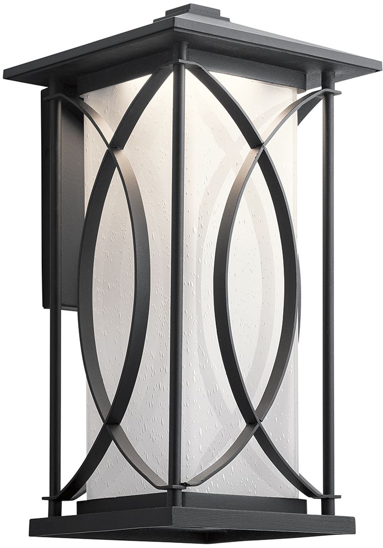 Quintiesse Ashbern vonkajšie nástenné svietidlo 1x60 W čierna QN-ASHBERN-L