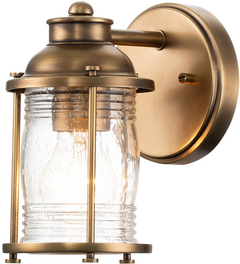 Quintiesse Ashland Bay nástenná lampa 1x60 W mosadzná QN-ASHLANDBAY1-NBR-BATH