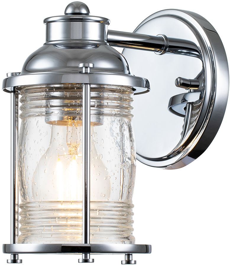 Quintiesse Ashland Bay nástenná lampa 1x60 W chrómová QN-ASHLANDBAY1-PC-BATH