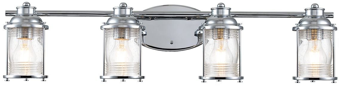 Quintiesse Ashland Bay nástenná lampa 4x60 W chrómová QN-ASHLANDBAY4-PC-BATH