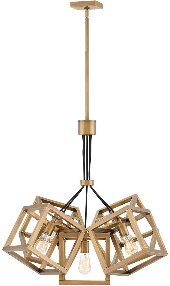 Quintiesse Ensemble závesné svietidlo 5x60 W hnedá QN-ENSEMBLE5P-BB