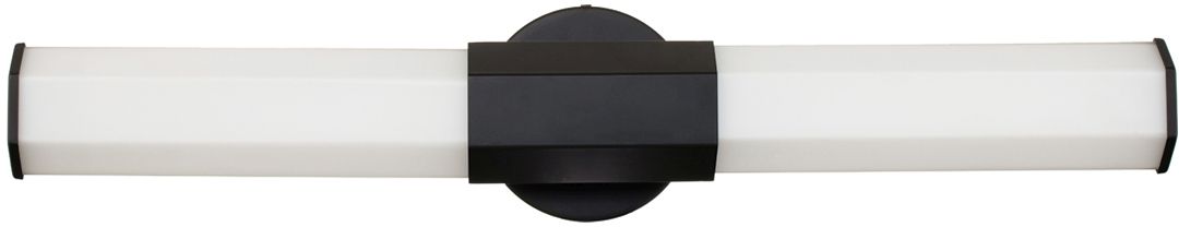 Quintiesse Facet nástenná lampa 2x12 W čierna-opálová QN-FACET-LED2-BK-BATH