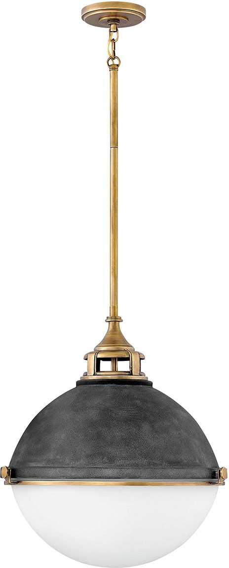 Quintiesse Fletcher závesné svietidlo 2x60 W biela-mosadzná QN-FLETCHER-P-M-AZ