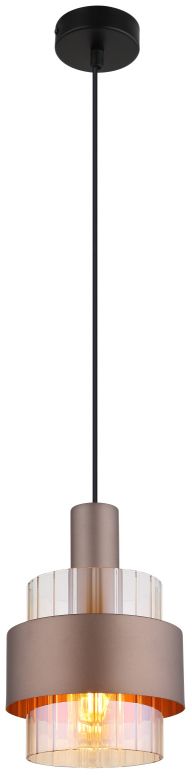 Globo Lighting Milley závesné svietidlo 1x60 W jantárová 15560HA