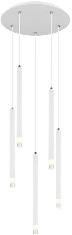 Globo Lighting Ryan závesné svietidlo 5x4 W biela 15629W-5