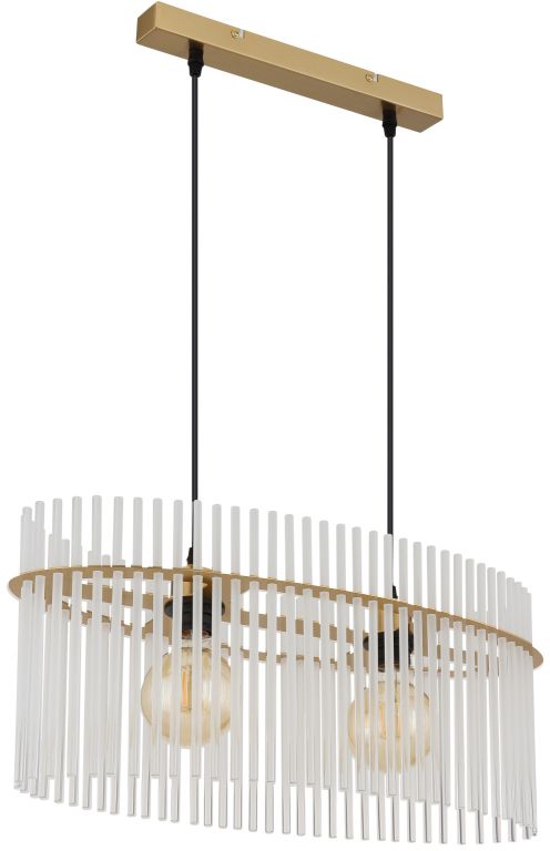 Globo Lighting Gorley závesné svietidlo 2x60 W zlatá 15698H3M