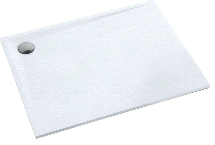 Schedline Libra obdĺžniková sprchová vanička 90x80 cm biela 3SP.L1P-8090/B/ST