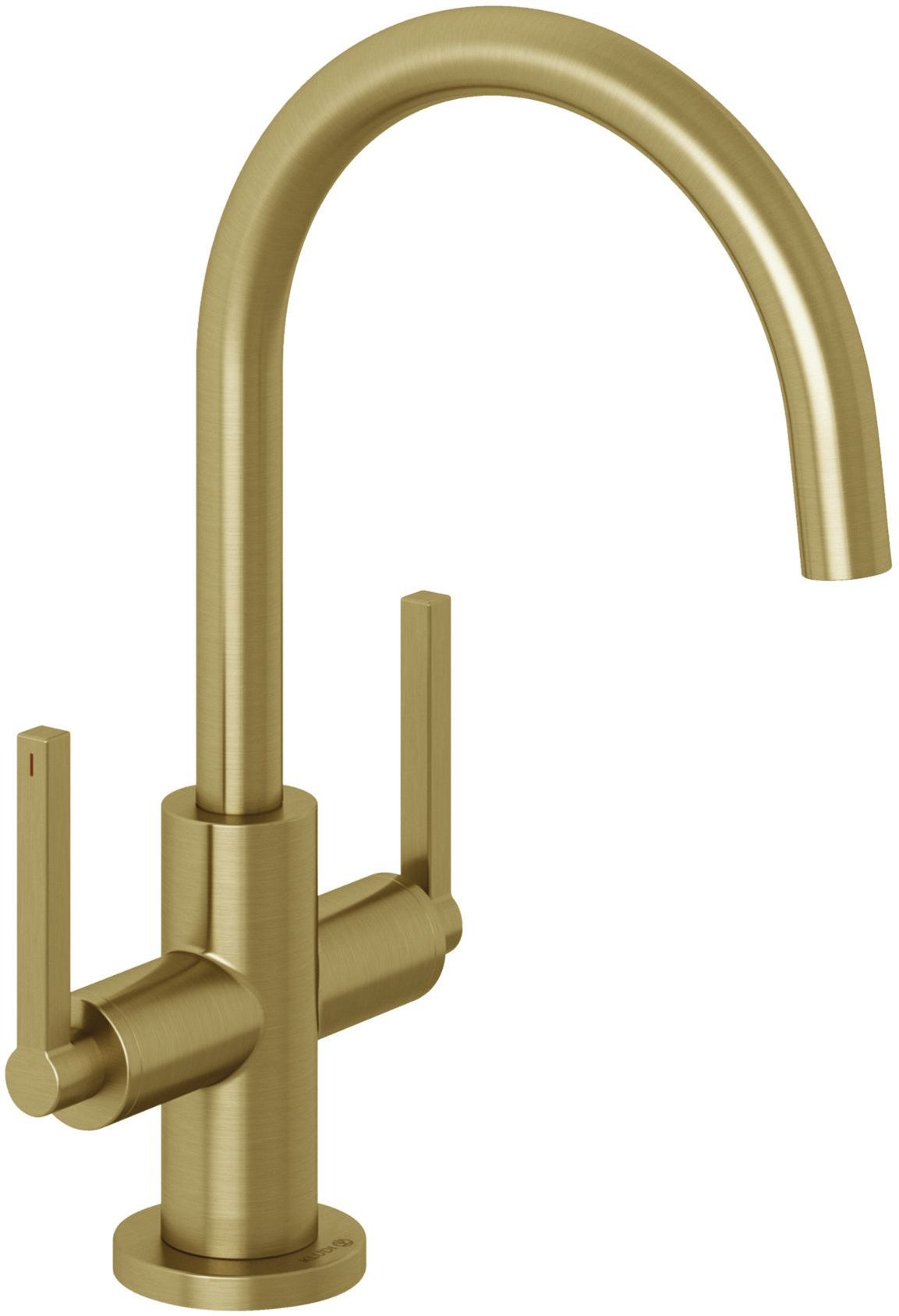 Kludi Nova Fonte Puristic umývadlová batéria stojanková zlatá 20118N015