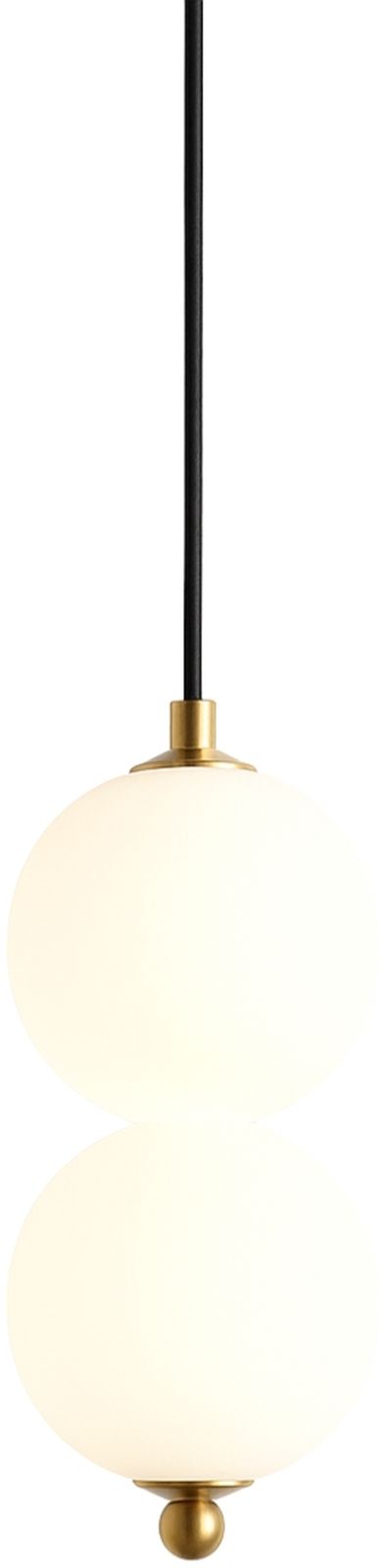 Abigali Pontti2 závesné svietidlo 2x6 W zlatá-mliečna LWKM2