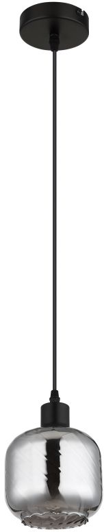 Globo Lighting Xia závesné svietidlo 1x25 W čierna 15754H