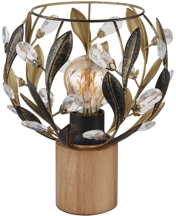 Globo Lighting Mika stolová lampa 1x40 W zlatá 15759T