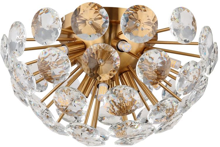 Globo Lighting Virina stropné svietidlo x7 W zlatá 16047D