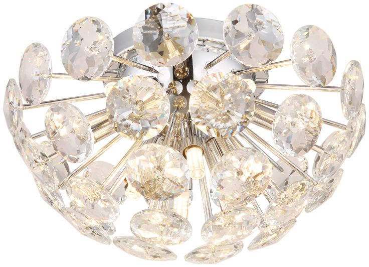 Globo Lighting Virina stropné svietidlo x7 W chrómová 16047DC