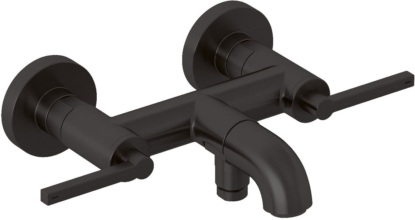 Kludi Nova Fonte Puristic vaňová/sprchová batéria nástenná čierna 20540N215