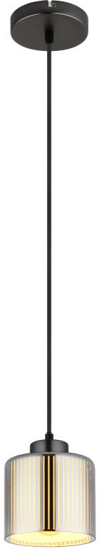 Globo Lighting Felicia závesné svietidlo 1x60 W čierna-chrómová 16056H