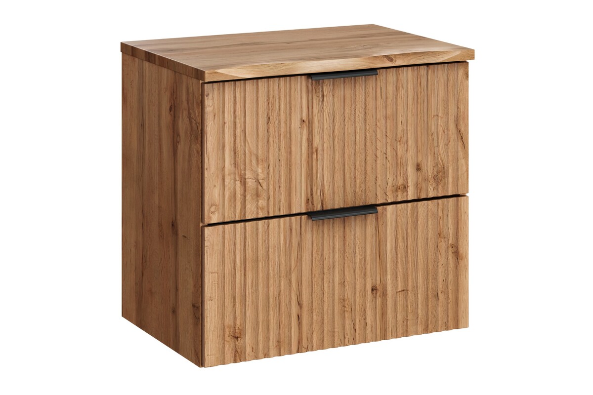 Súprava skrinka Comad Adel Oak ADEL OAK 82-60-B-2S, doska na skrinku Comad Nature Wotan NATURE WOTAN 89-60-46 M