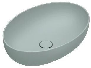 Catalano Sfera umývadlo 60x42 cm oválny pultové umývadlo modrá 0522600028