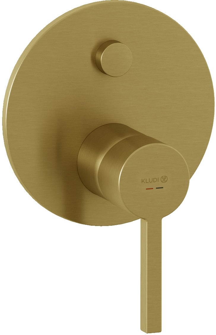 Kludi Nova Fonte Puristic vaňová/sprchová batéria podomietková zlatá 20759N015