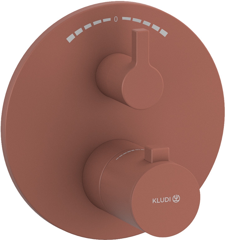 Kludi Nova Fonte Puristic vaňová/sprchová batéria podomietková s termostatom || 20810O515
