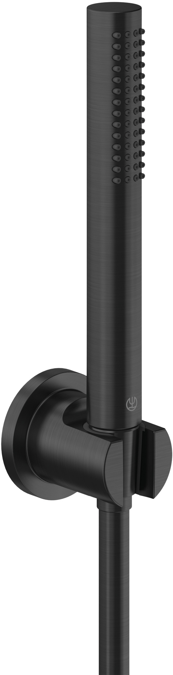 Kludi Nova Fonte Puristic sprchová súprava nástenná čierna 20850N2-15