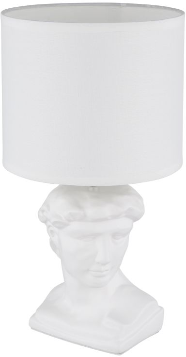 Globo Lighting Hermes stolová lampa 1x40 W biela 21732W