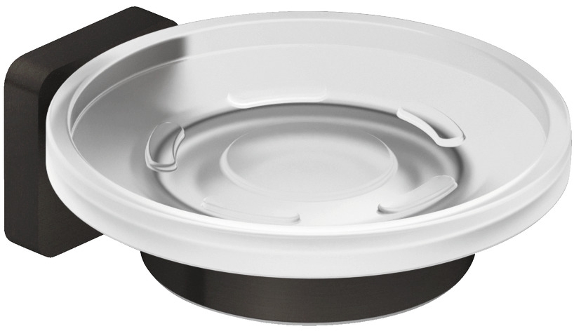 Kludi Vela S mydlovnička nástenné čierna 25985N2