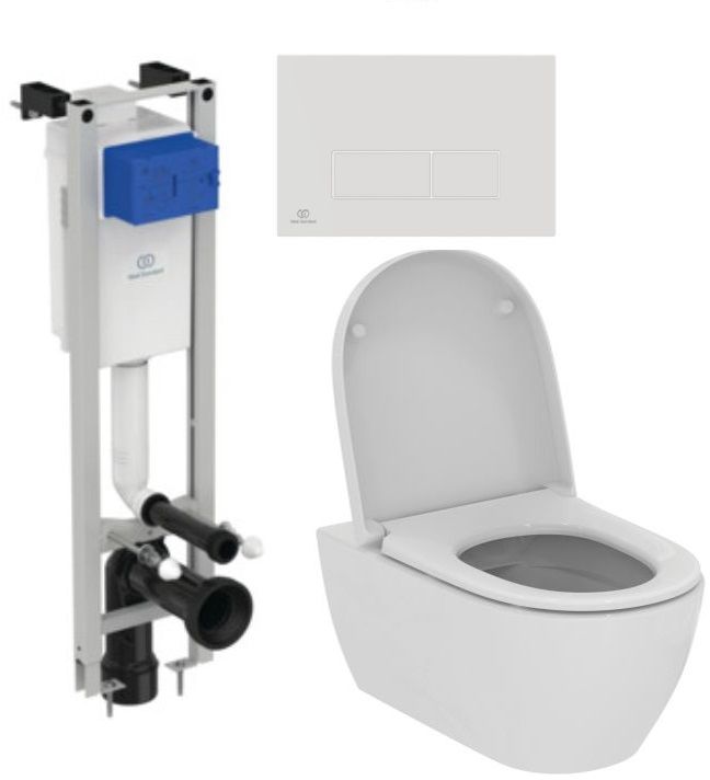 Súprava súprava Combi-Pack s doskou Ideal Standard i.Life O T572501, podomietková konštrukcia Ideal Standard Prosys E233267, R0121AC