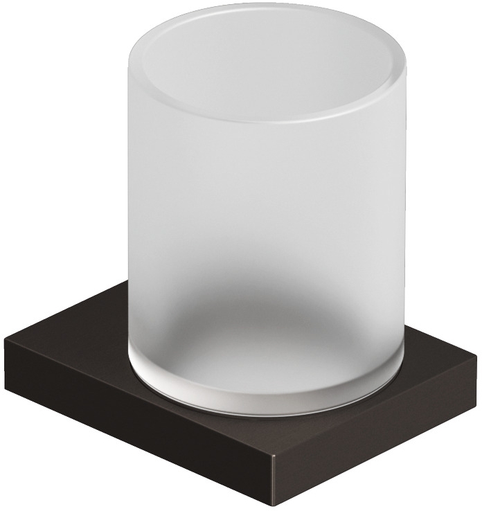 Kludi Vela C pohár na zubnú kefku biela-čierna 31975N2