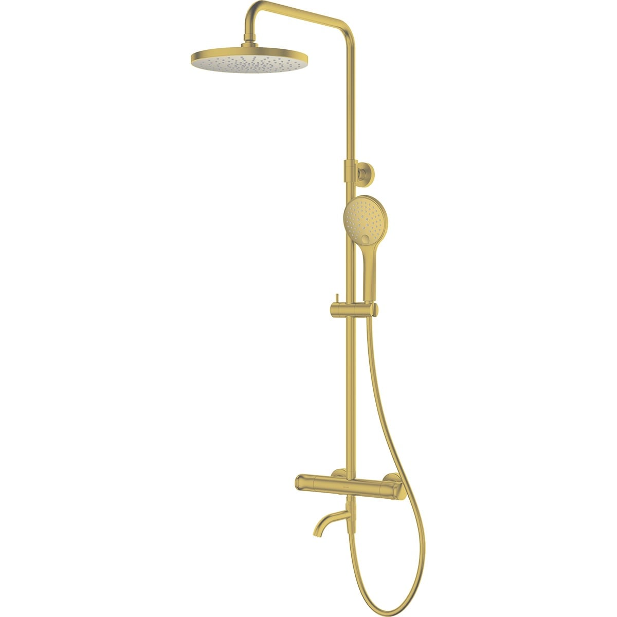 Súprava sprchová súprava Oltens Vatten 36505810, výtoková rúra batérie Oltens Numa 39106810