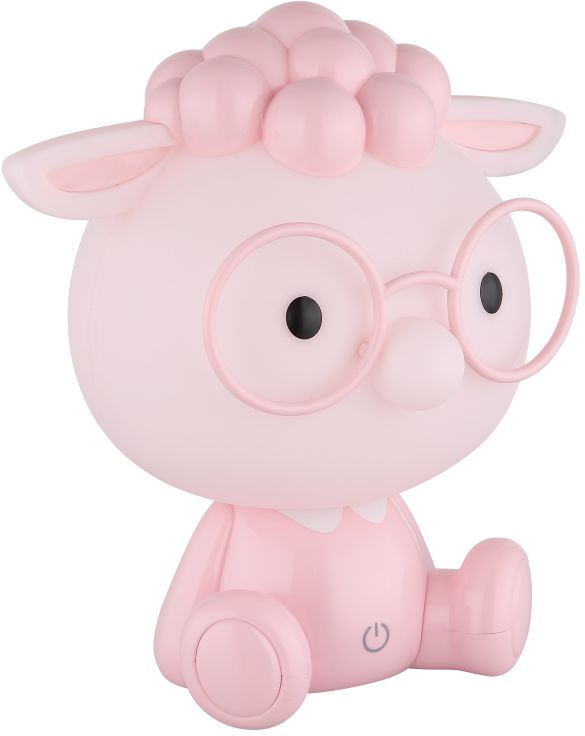 Globo Lighting Sheepy detská nočná lampa 1x1 W ružová 21760P